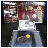 JFK Mint Mark Set and Eisenhower P Bicentennial