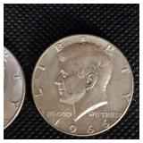 1966 Kennedy and 1969 XF Kennedy 50c