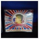 2002,2008 Kennedy Certified Proof 50c and 2002 Proof S Kennedy