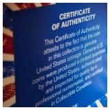 2002,2008 Kennedy Certified Proof 50c and 2002 Proof S Kennedy