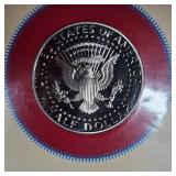 2002,2008 Kennedy Certified Proof 50c and 2002 Proof S Kennedy