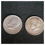 1964 Kennedy Fire w/Patina, 1964 Kennedy Clad Proof 50C