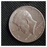 1964 Kennedy Fire w/Patina, 1964 Kennedy Clad Proof 50C