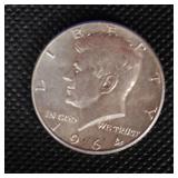 1964,66 Kennedy 50c Silver