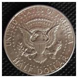 1964,66 Kennedy 50c Silver