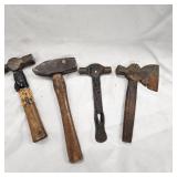 Box of 4 Miniature Hammers
