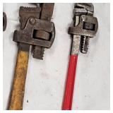 Lot of 4 Miniature Pipe Wrenches