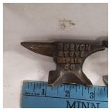 Mini Anvil Advertisement Anvils, Speich Stove Repair and Fairview Corp