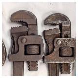 3 Mini Pipe Wrenches