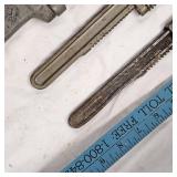 (3) Straight Handle Adj. Jaw Wrenches, 1950