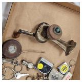 Lot of Tape Measures, Dazeg Knife Sharpner and Misc