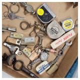 Lot of Tape Measures, Dazeg Knife Sharpner and Misc