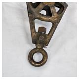 Antique Kolstrand 6" Bronze Maritime Pulley