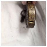 Vintage Keystone 6 Lever Padlock by Miller Lock Co, Circa 1886-1916