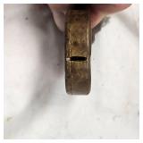 Vintage Keystone 6 Lever Padlock by Miller Lock Co, Circa 1886-1916