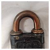 Late 19th Century, Early 20th Eagle Padlock in Pristine Condition