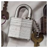3 Mastet Padlocks