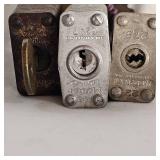 3 Mastet Padlocks