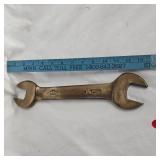 Ampco Beryllium Copper Combo Wrench, Pretty Rare Find-non Sparking, non Magnetic 1 1/4 and 1 7/16 Size