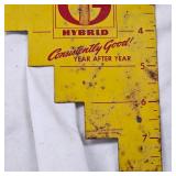 Whirlwind Power Mower New Unused VIN Plates, Factory Perfect(2) & Funks Hybrid Corn Seed Advertising