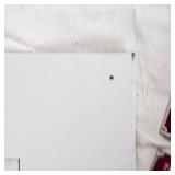 Whirlwind Power Mower New Unused VIN Plates, Factory Perfect(2) & Funks Hybrid Corn Seed Advertising