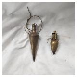 Pair of Mid 20th Century Plumb Bobs