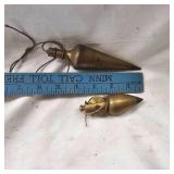Pair of Mid 20th Century Plumb Bobs