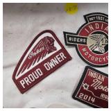 Lot of Indian Motorcycle Patches and Pins