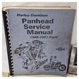 Lot of Harley Davidson Owners and Service Manual