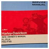Lot of Harley Davidson Owners and Service Manual