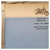 Lot of Harley Davidson Owners and Service Manual