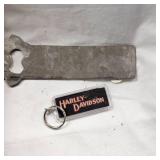 Harley Davidson V-Twin Bottle Opener and Keychain
