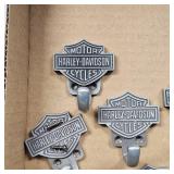 Harley Davidson Coat Hooks, Set of 5