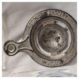 (4)Advertising Ashtrays, Hilltop House, Jeffers Grain, Fairhaven Economy Grocery, Morris Furniture