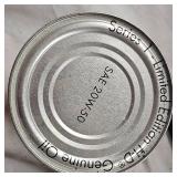 Steel Can of Genuine Harley Davidson Oil Full and as New Rear Stop Tail Light