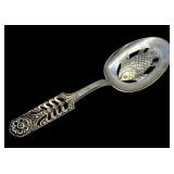 Vintage David Andersen Floriform Pattern Fish Server / Floriform by David Andersen Norwegian Sterling Silver Fish Server w/ Fish