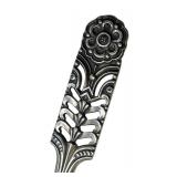 Vintage David Andersen Floriform Pattern Cheese Meat Fork  / Floriform by David Andersen Norwegian Sterling Silver Cheese Meat Server