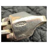 Vintage Italian Crafted Sterling Bracelet
