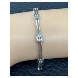 Vintage Italian Crafted Sterling Bracelet