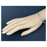 Vintage Italian Crafted Sterling Bracelet