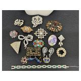 Bits and Babbles! Fun Sparky Jewelry Items including Vintage Pieces