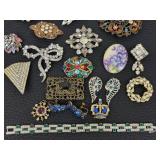 Bits and Babbles! Fun Sparky Jewelry Items including Vintage Pieces