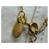 Vintage Stauer Tanzanite and Opal Sterling Necklace, Sterling Silver Tanzanite Necklace & Pair of Purple Rhinestone Dazzling Earrings