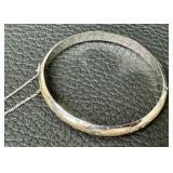 Beautiful Sterling Silver Bangle Bracelet