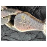 Pair of Large Link Sterling Silver Bracelets and a Sterling Silver Necklace including a Sterling Silver Mariner