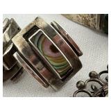 Assorted Vintage Sterling Silver and Silver Jewelry Items