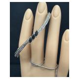 Sterling Silver Bracelet and Brighton Heart Shaped Necklace