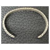 Vintage Sterling Silver and Silver Cuff Bracelet and Rings