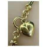 Five Sterling Silver Bracelets including Two Tone Sterling Silver Bracelets