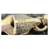 Five Sterling Silver Bracelets including Two Tone Sterling Silver Bracelets